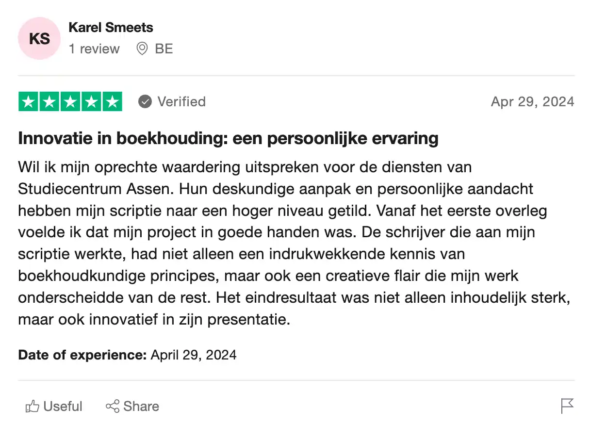 review scriptie laten schrijven