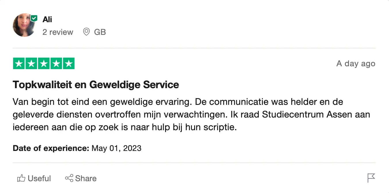 Topkwaliteit en Geweldige Service